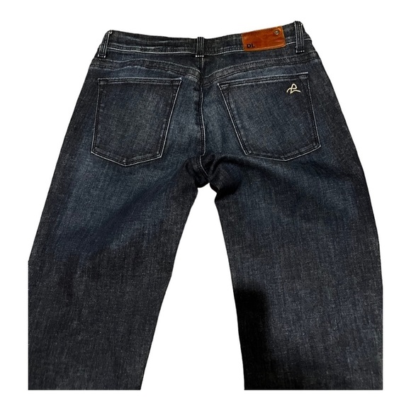 DL1961 x REVOLVE Jennifer High Rise Bootcut Jean Medium Dark Wash Size 27 - Picture 6 of 7